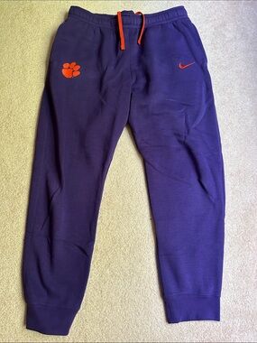TEAM ISSUED Nike Clemson Tigers Football Sweatpants
